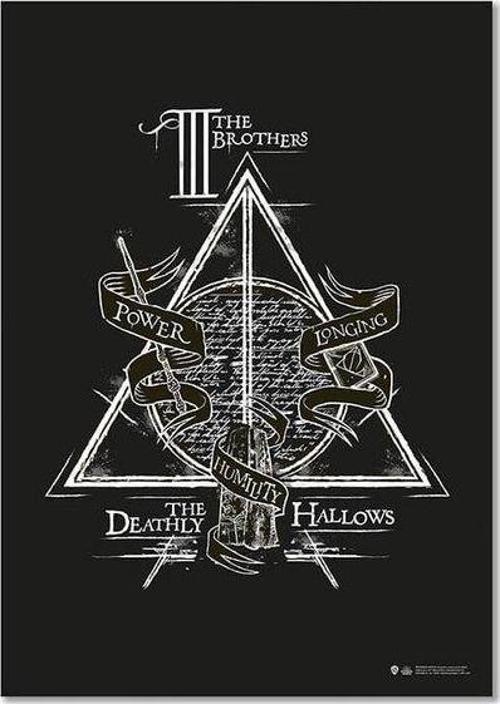 Wizarding World  Poster  Deathly Hallows Three Brothers B.