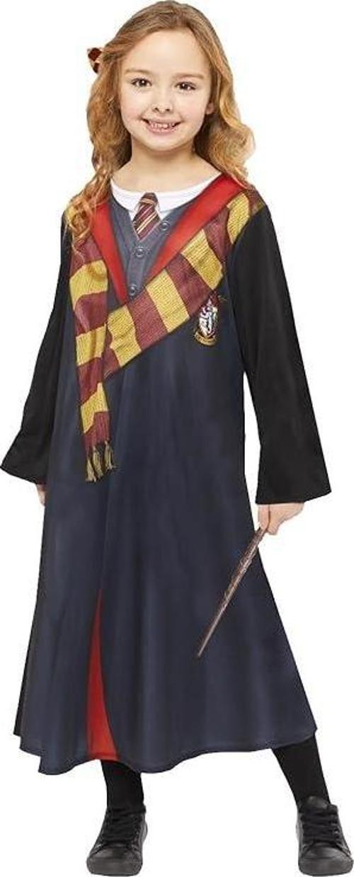 Resmi Lisanslı Harry Potter Warner Çocuk Kız Hermione Elbisesi Kostümü Kapşonlu Tek Parça (6-8 Yaş)
