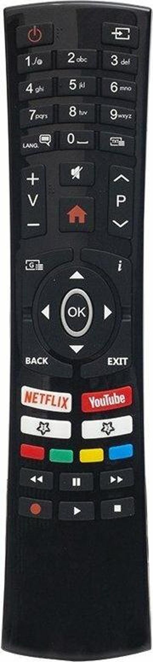 REGAL Uydu Alıcılı Smart LED Televizyon Kumandası