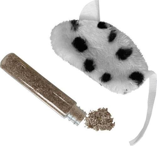 Kedi Oyuncağı Dalmaçya Desenli Peluş Fare 6-10-18 cm