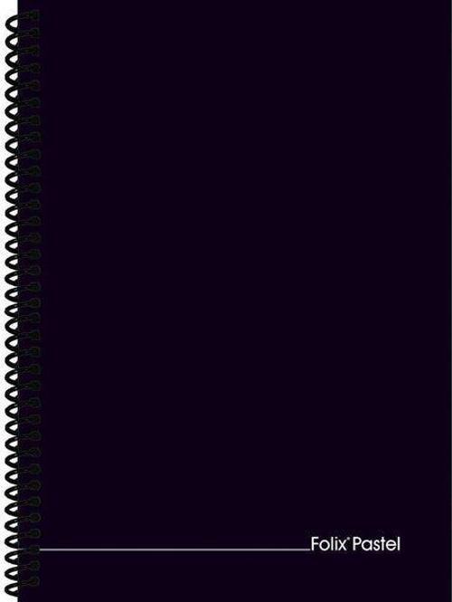 Pastel 17x24 Spiralli 70 gr Beyaz Kağıt Sert Kapak 120 Yaprak Çizgili Flx-822531