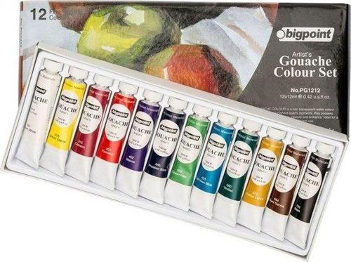 Guaj Boya Seti 12ml Tüp x 12 Renk BPPG-1212