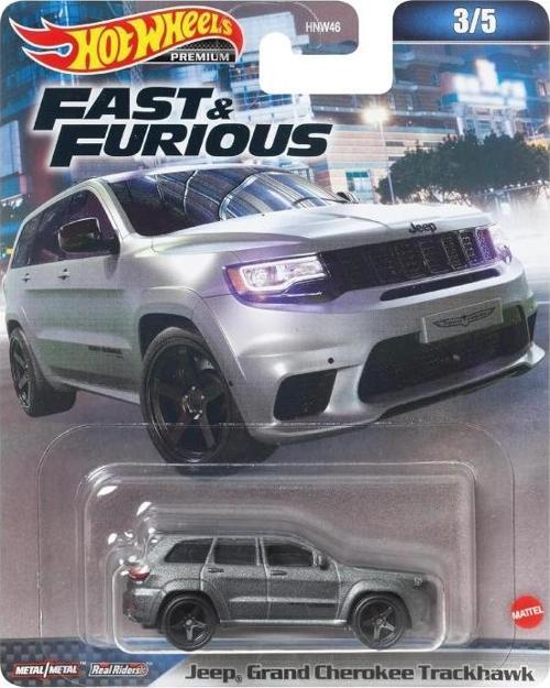 1/64 Ölçek Fast & Furious Temalı Premium Araçlar HNW48 Jeep Grand Cherokee Trackhawk