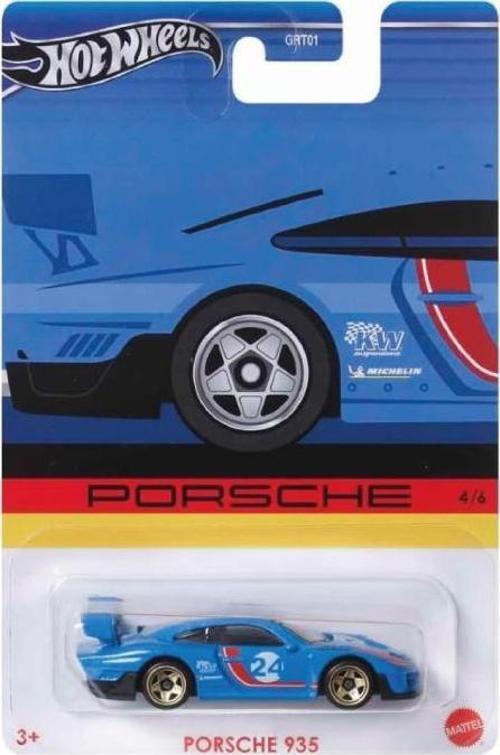 1/64 Ölçek Porsche Temalı Uzun Kart Araçlar HRW59 Porsche 935