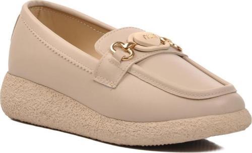 261152 Bej Cilt Kadın Günlük Ayakkabı