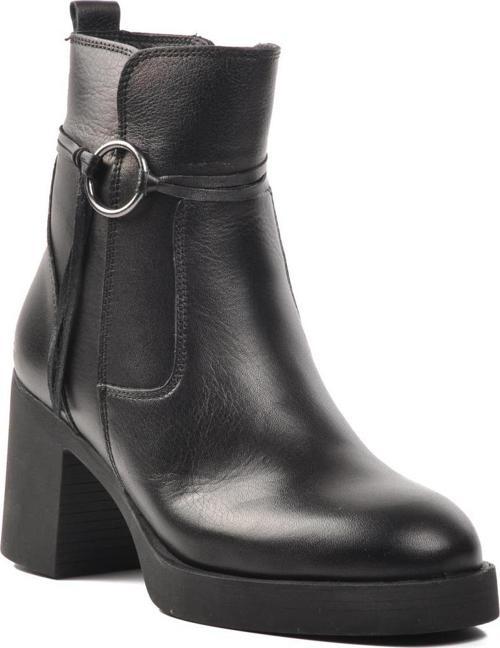 Voyager 9895 Siyah İçi Polarlı Hakiki Deri Kadın Bot