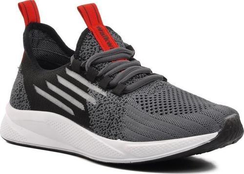 Ravello Fileli Füme-Siyah-Kırmızı Unisex Spor Ayakkabı