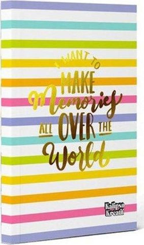 13x19 Memories Çizgili 192 Sayfa Soft Kapak Butik Defter