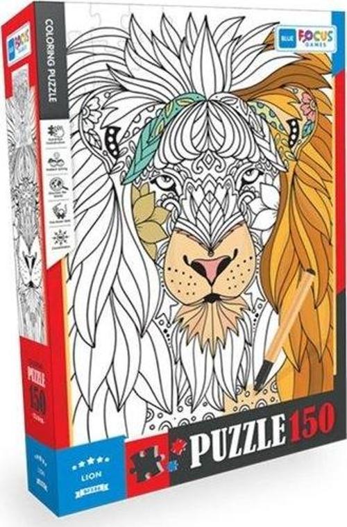 Aslan 150 Parça Boyanabilir Puzzle BF386