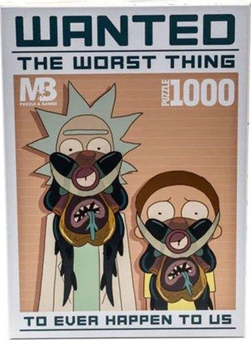 Mabbels Rick&Morty Wanted The Worst Thing 1000 Parça Puzzle