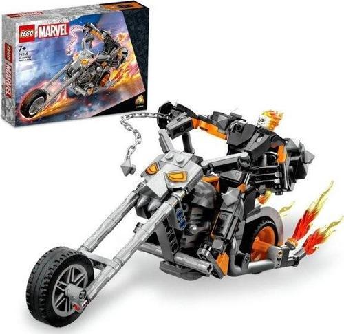 76245 Ghost Rider Robotu ve Motosikleti Oyuncak Yapım Seti