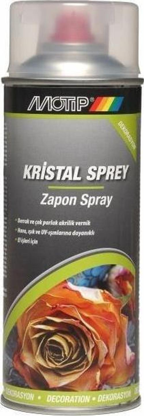Kristal ŞEFFAF PARLAK VERNİK Sprey 400 ml.