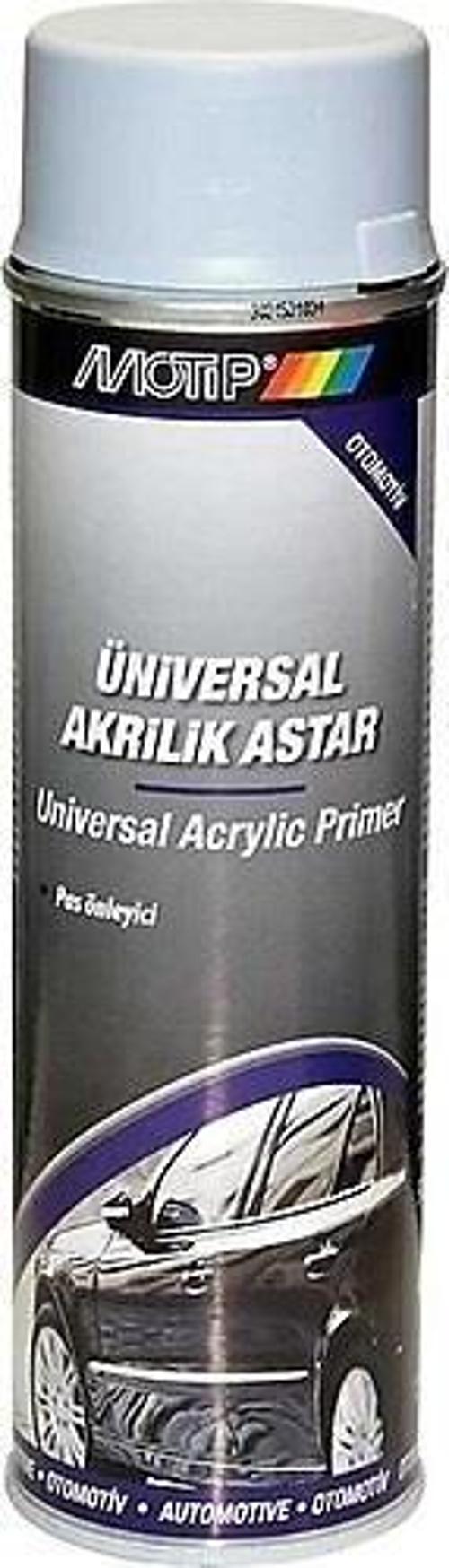 Üniversal Akrilik Sprey ASTAR GRİ 500 ml