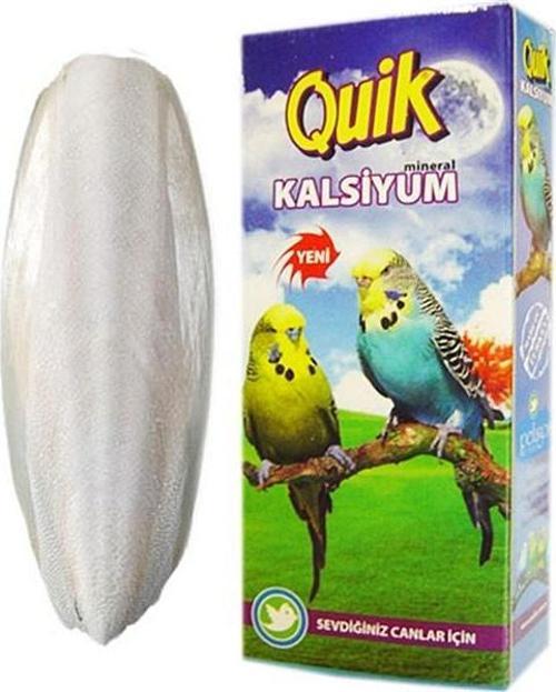 Kuş Mürekkep Balığı Kemiği Vitaminli Kalsiyum Gaga Taşı Tekli