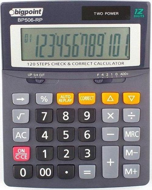 Hesap Makinesi 12 Hane (RP) BP506-RP