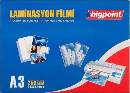 Laminasyon Filmi A3 125 Mikron 100'lü Kutu BP693