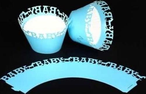 CUPCAKE KENAR DANTELİ - BABY MAVİ