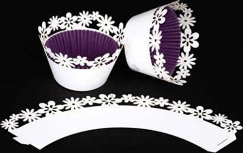 CUPCAKE KENAR DANTELİ - PAPATYA KÜÇÜK BEYAZ