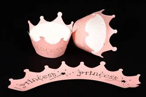 CUPCAKE KENAR DANTELİ - PRINCESS PEMBE