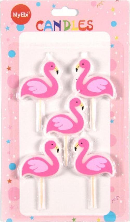 FLAMİNGO MUM SET 5 PARÇA