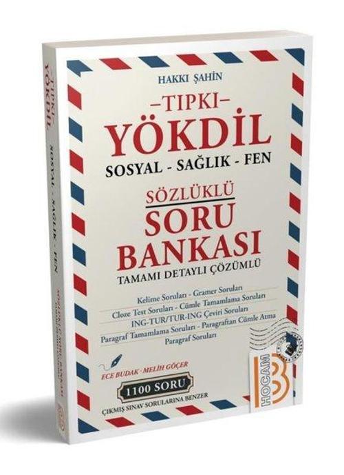 Tıpkı Yökdil Sosyal Sağlık Fen Sözlüklü Soru Bankası - Tamamı Detaylı Çözümlü