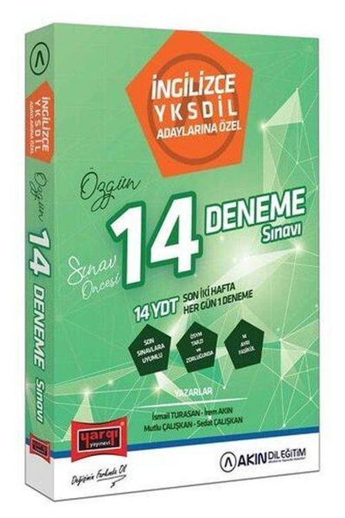 Akın Dil ve Yargı Yayınları Yksdil Adaylarına Özel Özgün 14 Deneme Sınavı