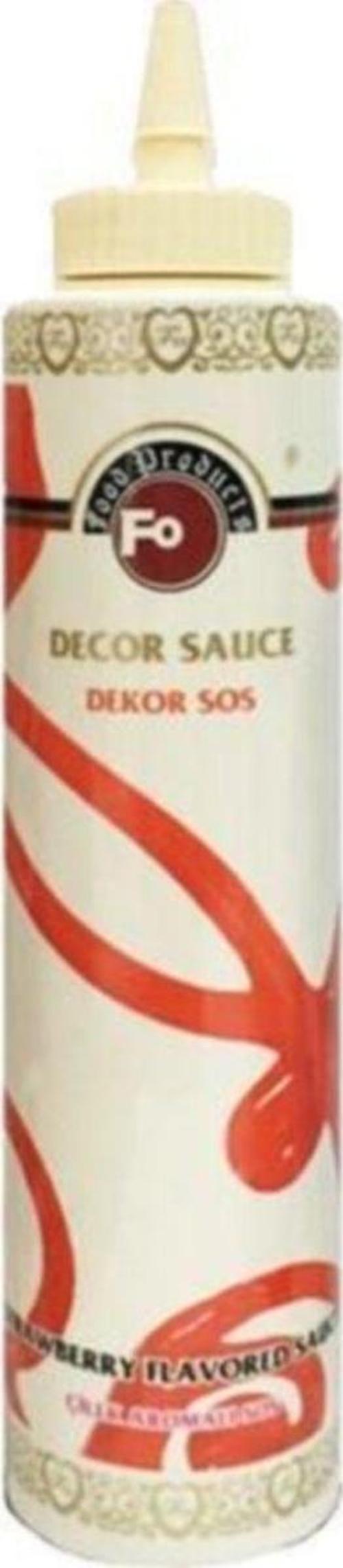FO ÇİLEK AROMALI DEKOR TOPPING SOS 750GR.