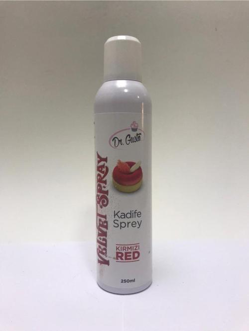 KIRMIZI SPREY KADİFE BOYA 250ML DR.GUSTO