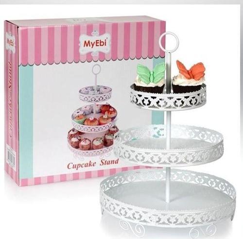 METAL CUPCAKE STANDI 3 KATLI