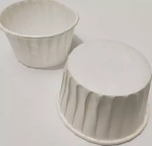 ÖZEL PET KAPSÜL 62*40mm. BEYAZ 50 ADET