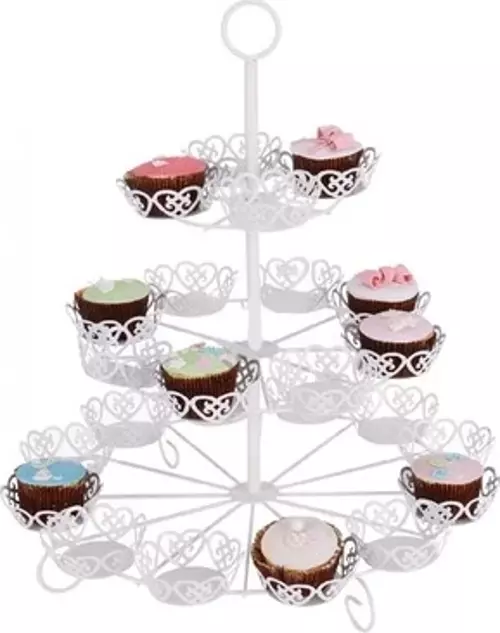 METAL CUPCAKE STANDI 3 KATLI / 24'LÜ