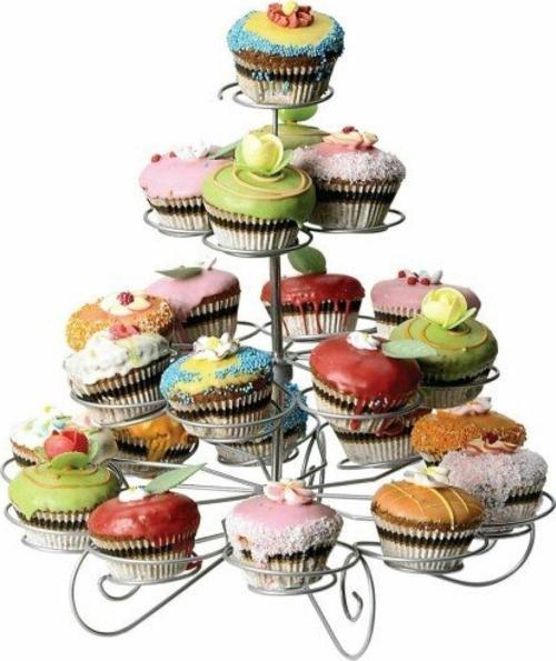 METAL CUPCAKE STANDI 4 KATLI / 23'LÜ