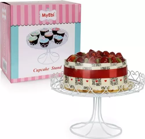 METAL CUPCAKE STANDI BEYAZ