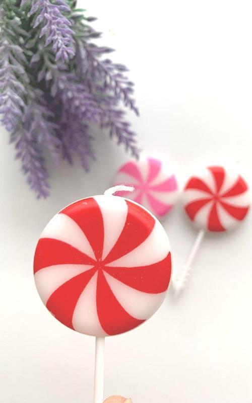 RÜZGARGÜLÜ MUM SET 3'LÜ KIRMIZI