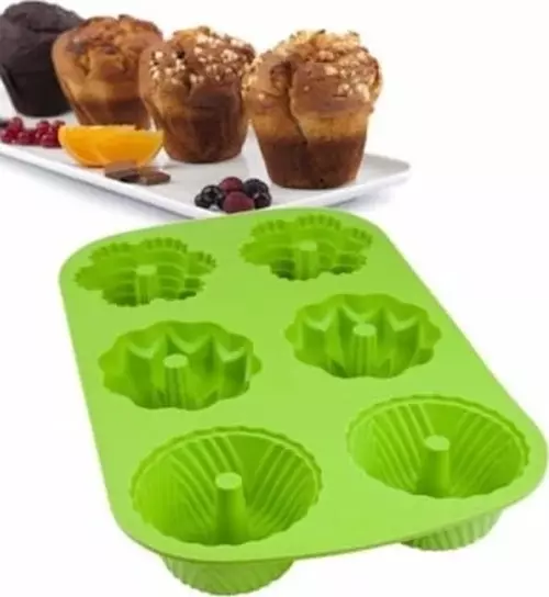 SİLİKON FLUTE PAN YEŞİL