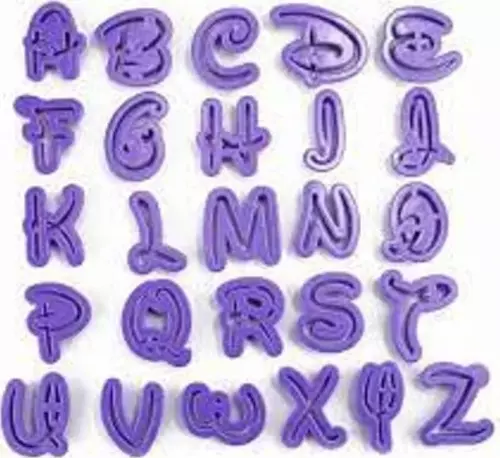 PLASTİK DISNEY ALFABE - HARF SET 26 PARÇA