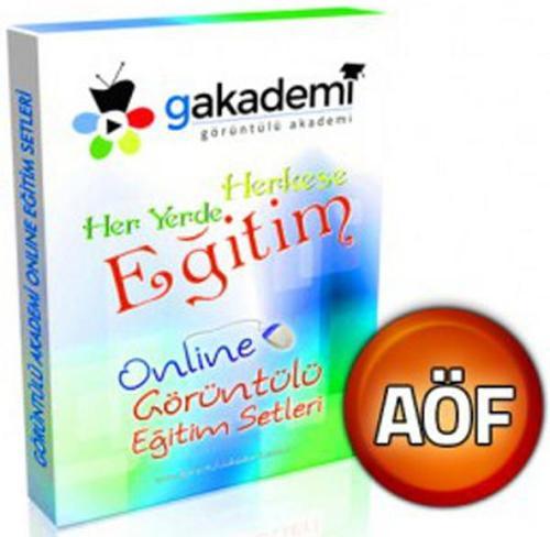 Pratik AÖF Pazarlama İletişimi Online Görüntülü Eğitim Seti