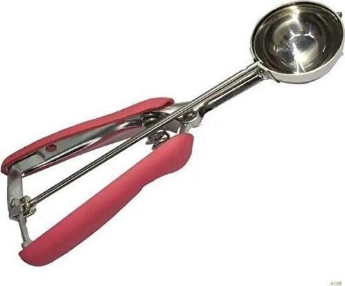 STÖCKEL DONDURMA KEPÇE 45MM SERAMİK KAPLI-KIRMIZI SAPLI E1/40