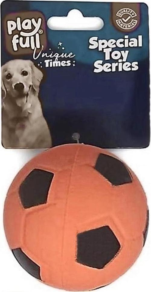 Zıplayan Top Köpek Oyuncağı 6,3 Cm Turuncu