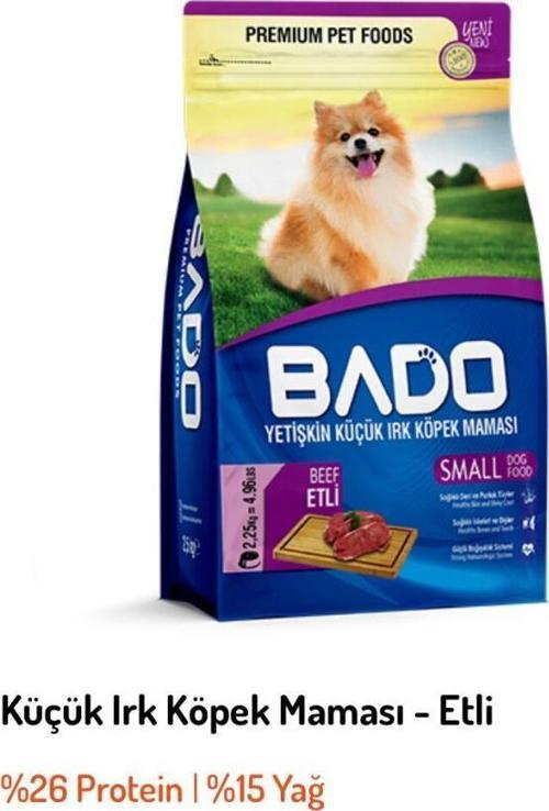 Küçük Irk Sığır Etli Yetişkin Köpek Maması 2.25 KG