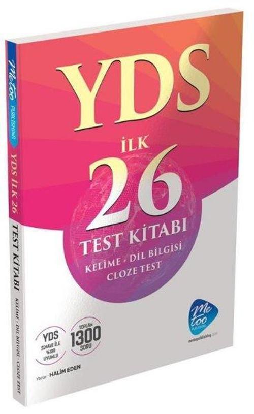 YDS İlk 26 Test Kitabı - Cloze Test 9604