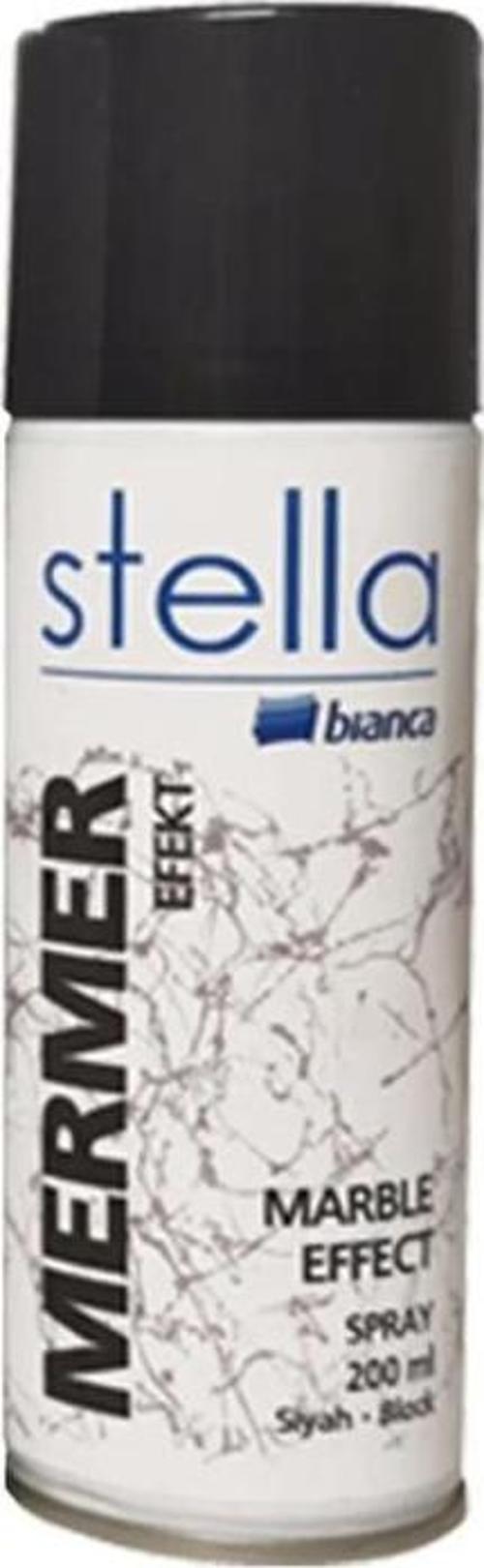 Stella Mermer Efekti Sprey 200ml Siyah