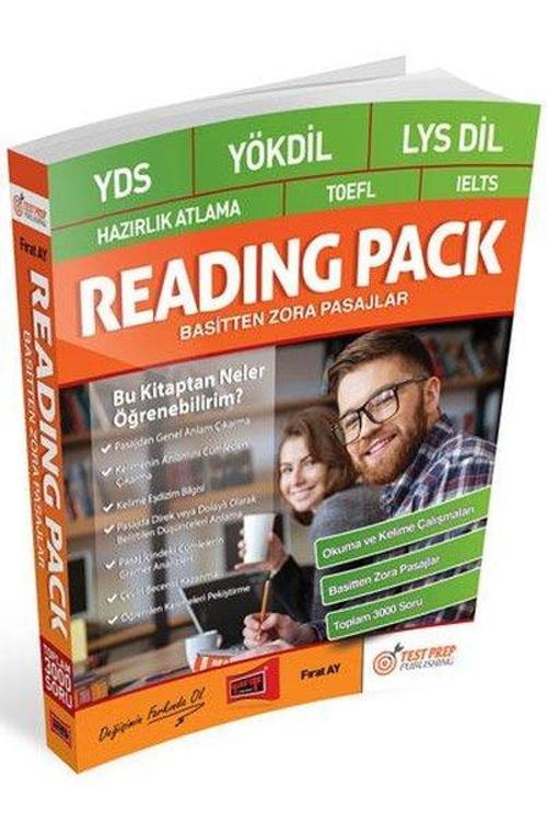 Yargı Yayınları YDS - Yökdil - Lys Dil - Hazırlık Atlama - Toefl - Ielts Reading Pack Basitten Zora 