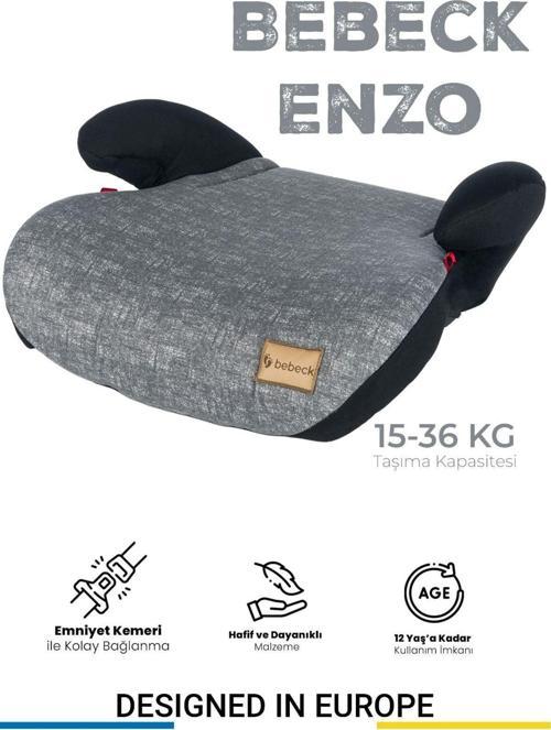 15-36 Kg Oto Koltuğu Yükselticisi Gri