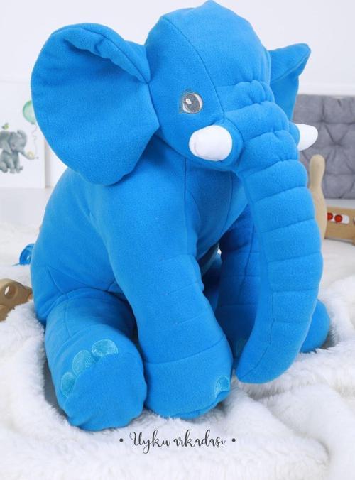 Dev Boy Uyku Arkadaşım Fil Mavi Jumbo Boy