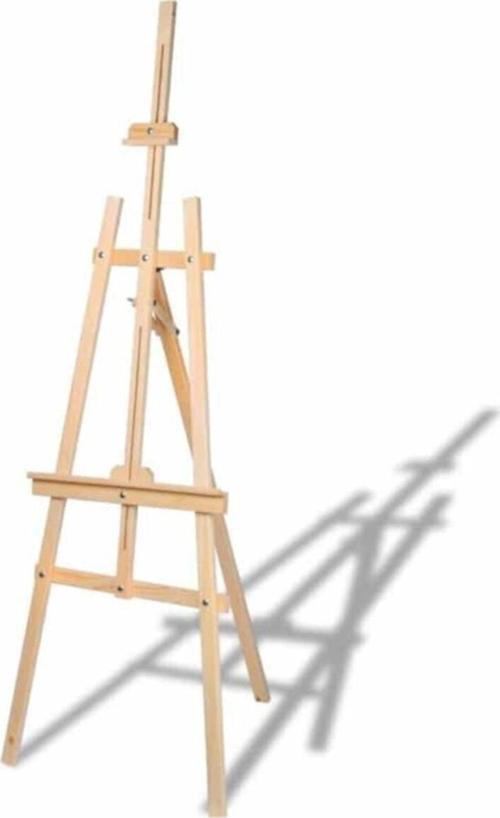 Şövale 172 Cm Ahşap Resim Şovalesi Ressam Sehpası Ayarlanabilir