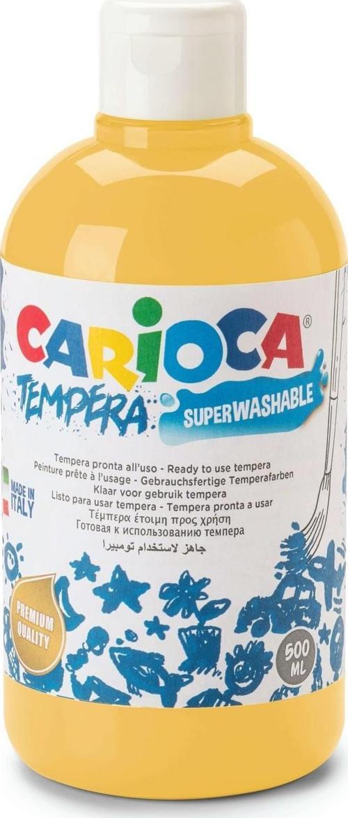 CARİOCA TEMPERA SULUBOYA SÜPER YIKANABİLİR SARI 250 ML.