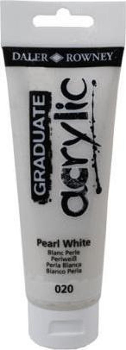DALER ROWNEY 120 ML GRADUATE AKRİLİK BOYA 020 PEARL WHİTE
