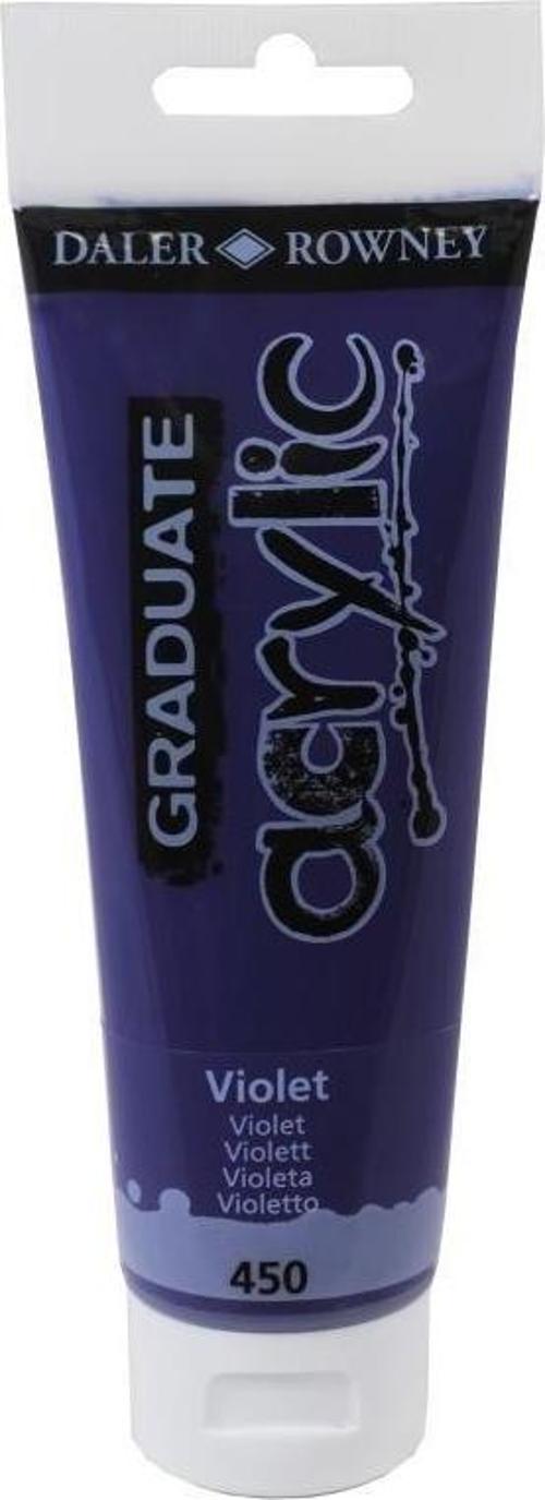 Daler Rowney 120 Ml Graduate Akrilik Boya 450 Violet