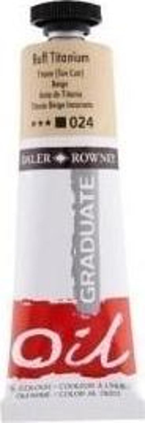 Daler Rowney Graduate Yağlı Boya 38 ml 024 Buff Titanium